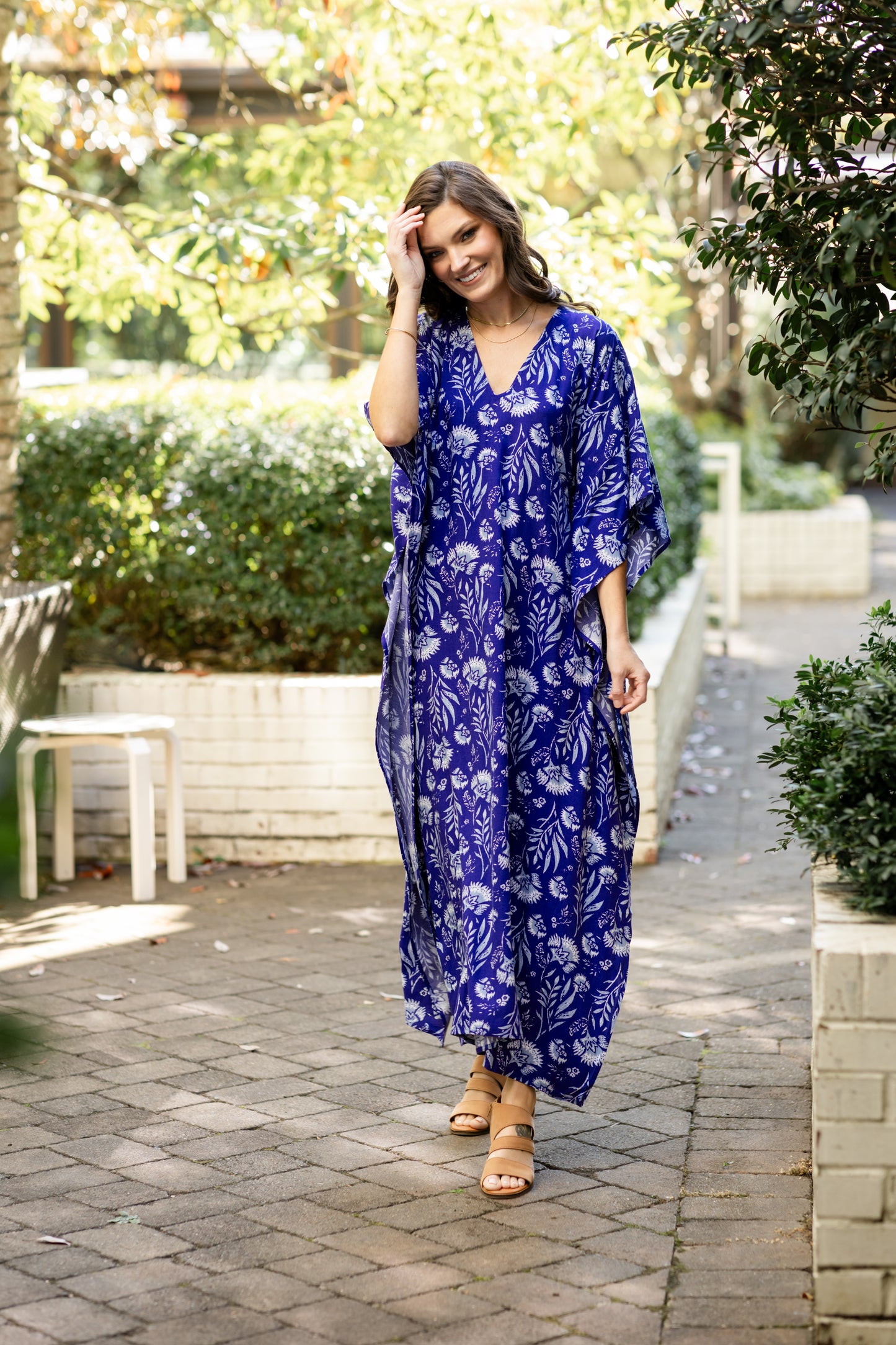 Endless Fit™ Marrakech Blue Long Caftan
