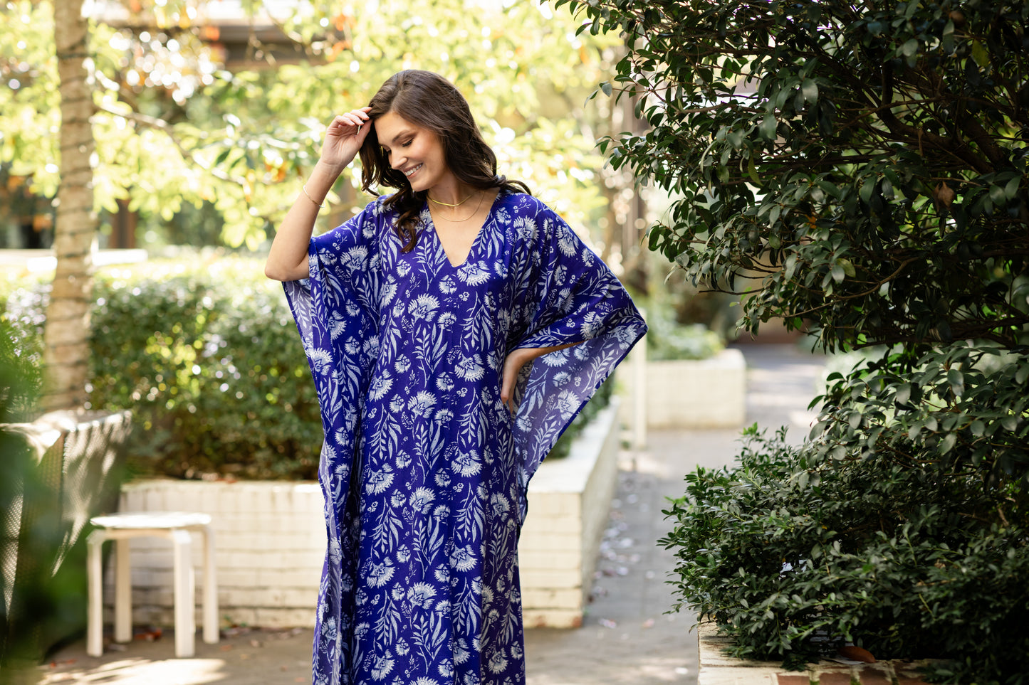Endless Fit™ Marrakech Blue Long Caftan