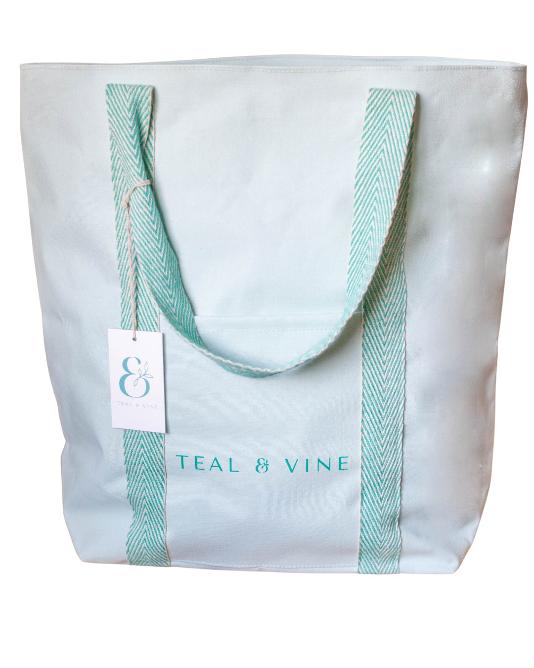 Teal and Vine Traveler Tote