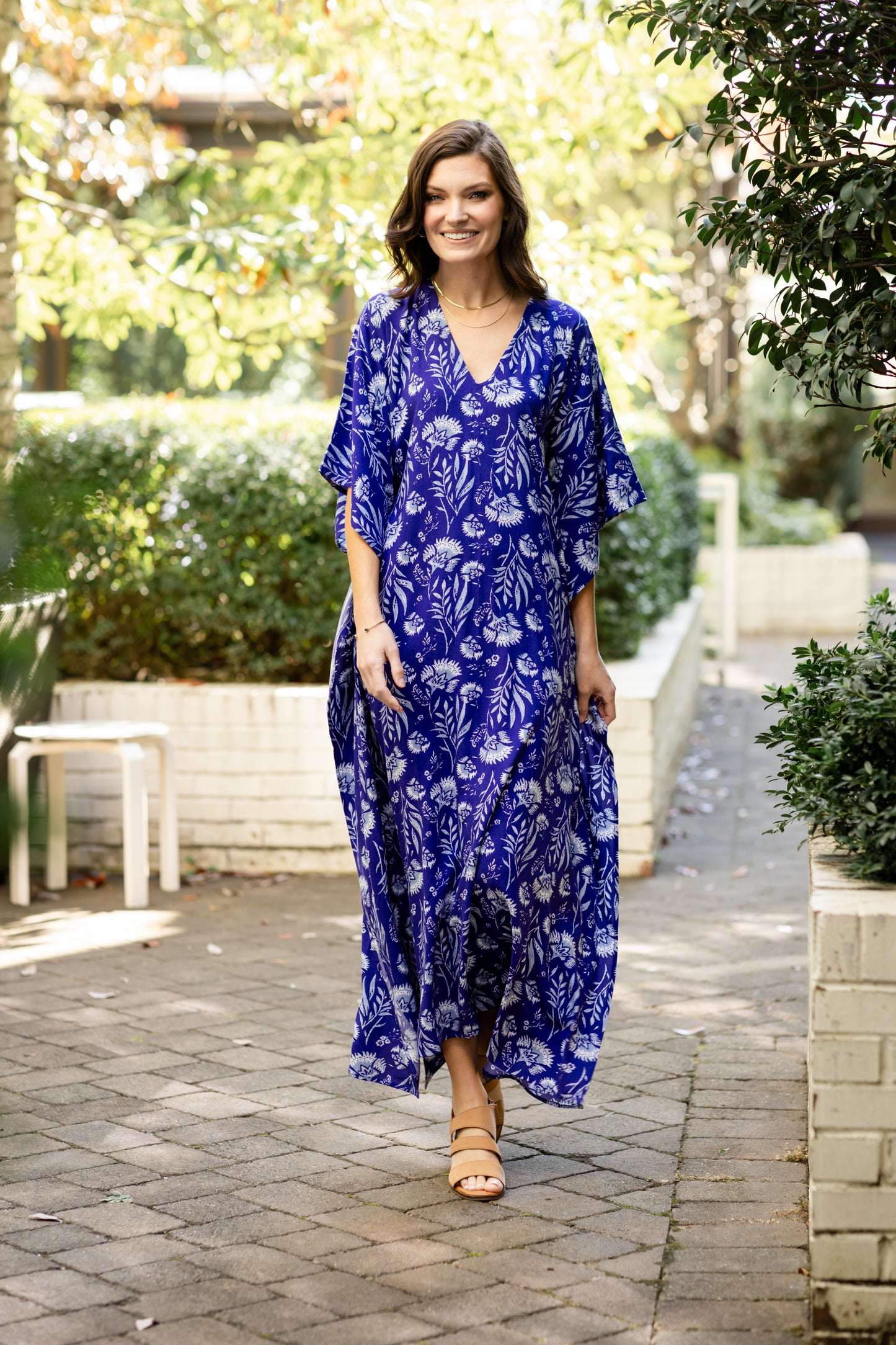 Endless Fit™ Marrakech Blue Long Caftan