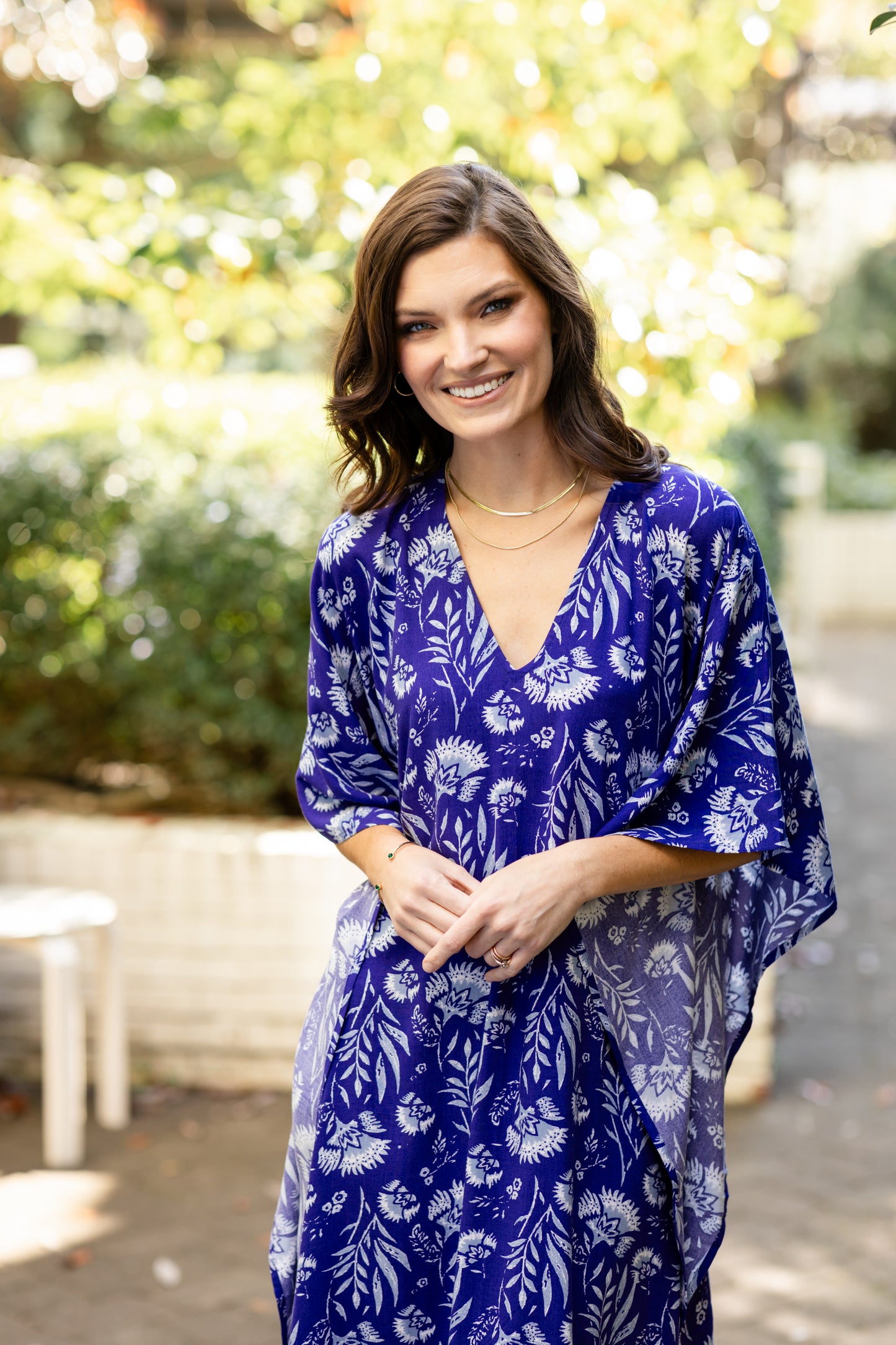Endless Fit™ Marrakech Blue Long Caftan