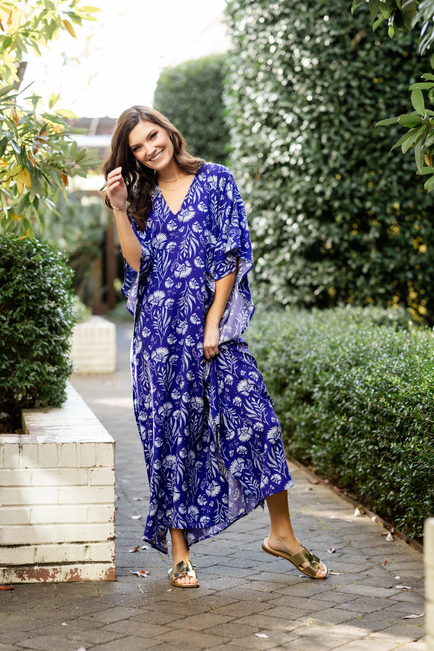 Endless Fit™ Marrakech Blue Long Caftan